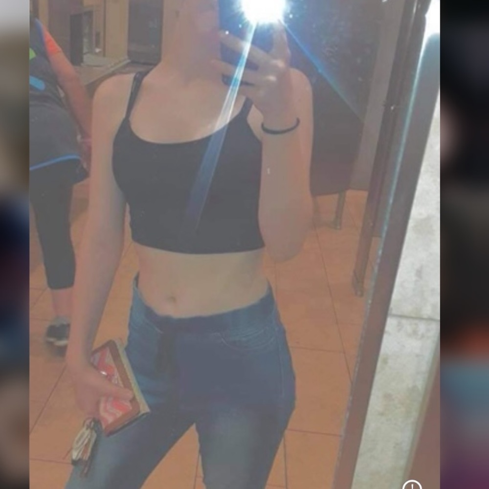 Black crops tops